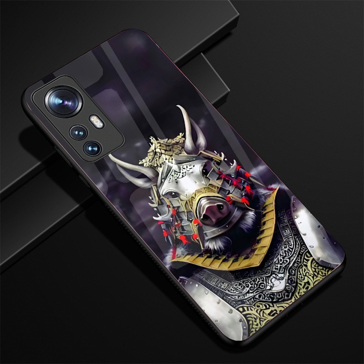 Ốp Lưng XIAOMI 12 5G ,12X, 12T,12 PRO, 12S PRO Mặt lưng kính cao cấp, thiết kế độc quyền 12 con giáp