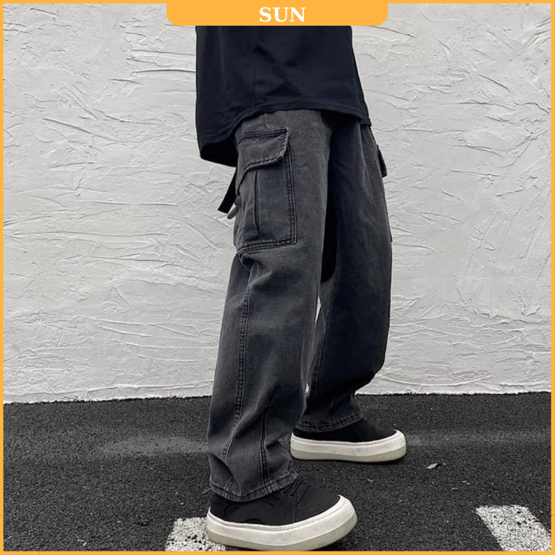 Quần jean túi hộp nam nữ 119