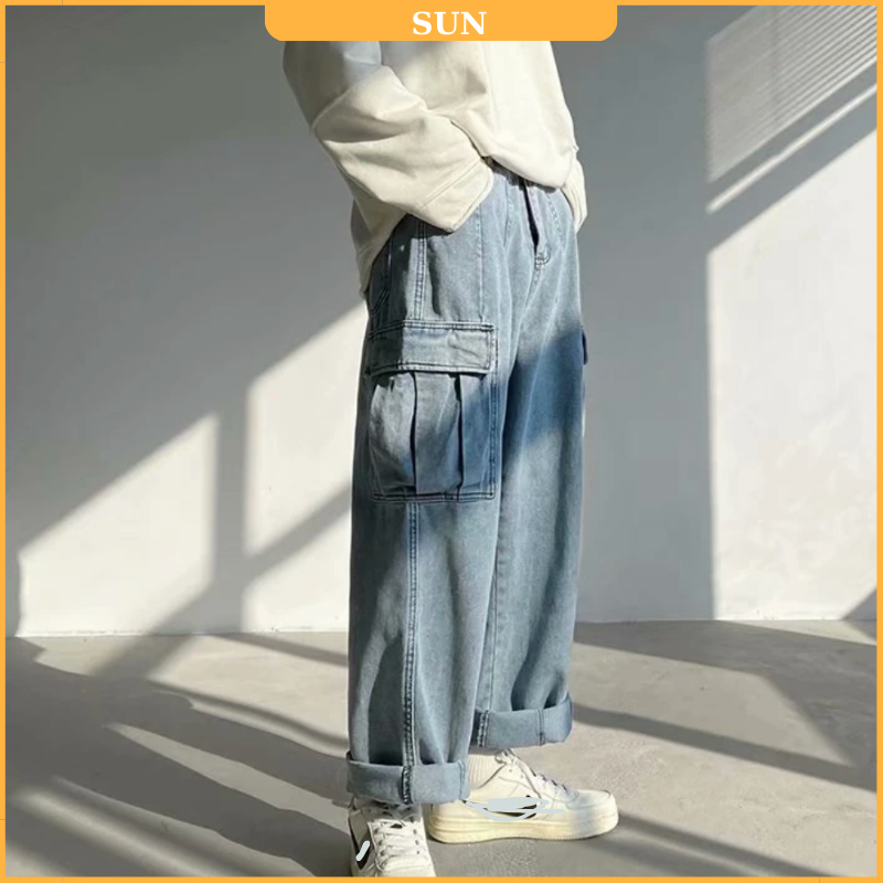 Quần jean túi hộp nam nữ 119