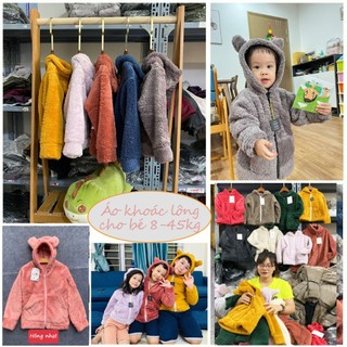 Áo khoác lông cho bé trai, bé gái từ 8-45kg