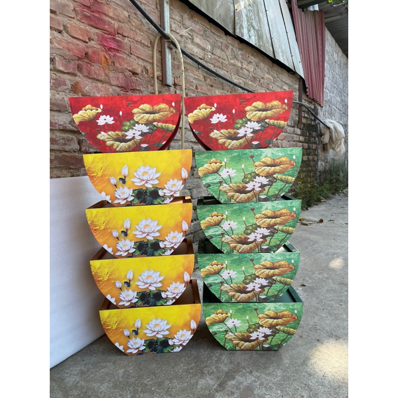 Combo 10 chiếc khay trứng đủ các màu - khay trứng giỏ quà lên cháp quà tết - set giỏ quà đẹp (giao màu ngẫu nhiên)