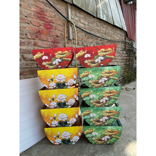 Combo 10 chiếc khay trứng đủ các màu - khay trứng giỏ quà lên cháp quà tết - set giỏ quà đẹp (giao màu ngẫu nhiên)