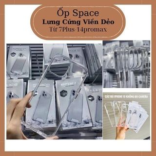 Ốp lưng TRONG SUỐT SPACE CHỐNG Ố LƯNG CỨNG KÈM HỘP