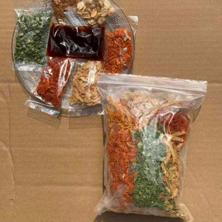 1 túi bánh tráng trộn 10 vị để riêng shopnamdung (không rau+ trứng+xoài)