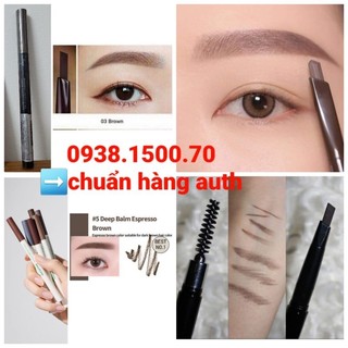CHÌ KẺ CHÂN MÀY 2  ĐẦU SÁP DẸP Innisfree Auto Eyebrow Pencil