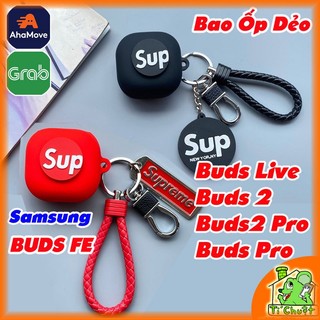 [Xả Lỗ] Bao Ốp Galaxy Buds FE/ Buds 2 Pro/ Buds 2/ Buds Live Silicon Dẻo Logo SUP Thời Trang