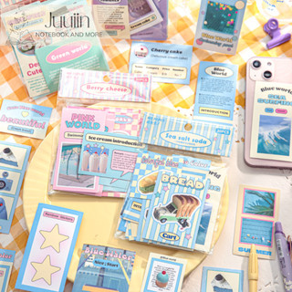 Set 30 sticker dán hình bánh ngọt hàn quốc