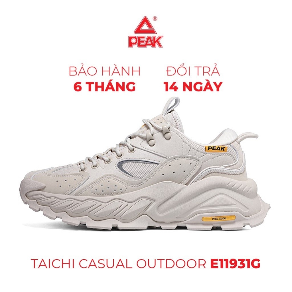 Giày Sneaker Thể Thao Nam Dã Ngoại Peak Taichi E11931G Chính Hãng cực êm, thời trang cực chất