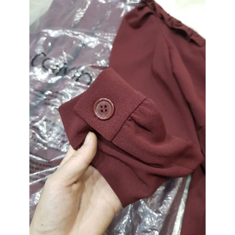 Đầm tay dài CAIVIN KLElN longsleeve midi dress