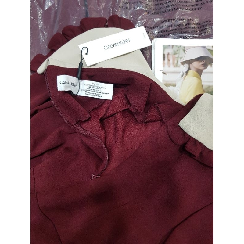 Đầm tay dài CAIVIN KLElN longsleeve midi dress