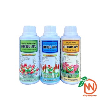Combo chăm sóc cây var - cây đột biến - lá sọc - sin100 - agr100-vita100