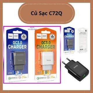 Củ Sạc Nhanh Hoco C72Q sạc nhanh 18w (BH 06 tháng)