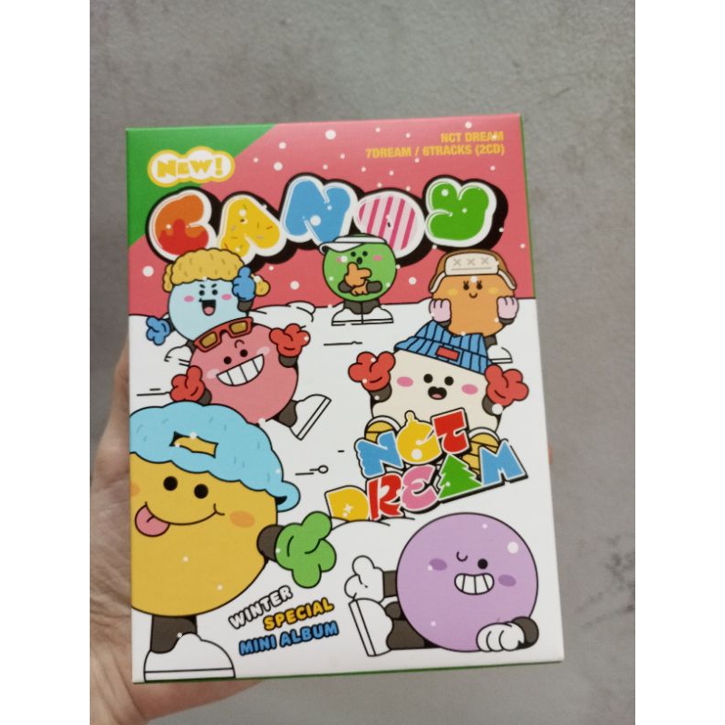 Hộp album Candy NCT Dream unseal, trừ card. Winter Special Mini Album Candy. Jaemin, Jeno, Renjun, Jisung