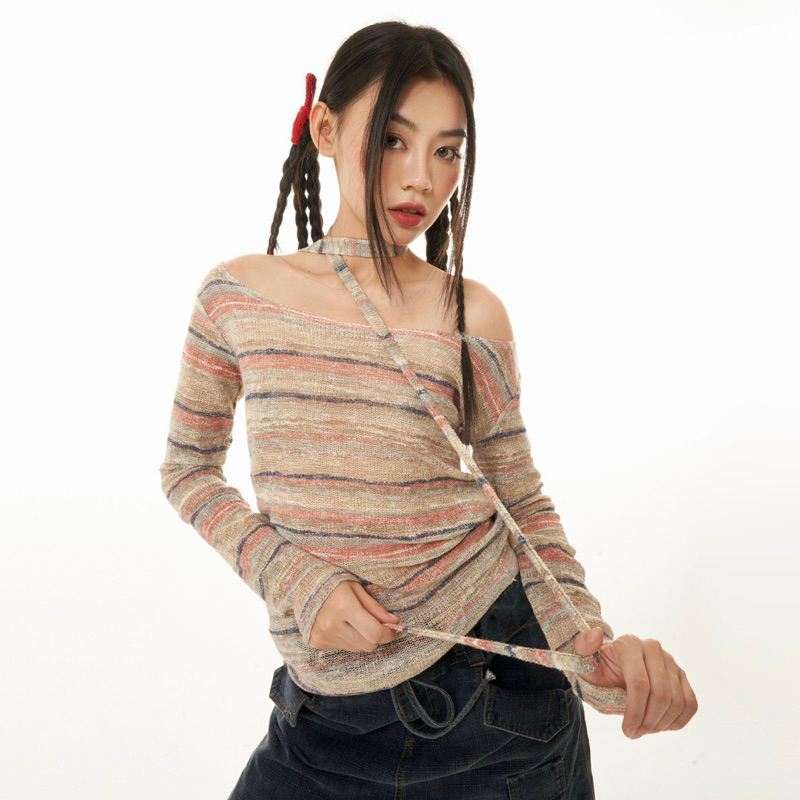 Áo ERRORIST Fleece Longslee Pink / Purple