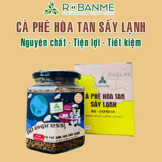 Cà phê hòa tan robanme cà phê nguyên chất sấy lạnh 100g