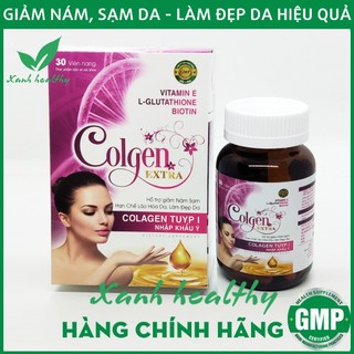 Viên uống sáng da COLGEN EXTRA CHÍNH HÃNG - trắng da giảm nám, sạm da, khô da, giúp da mịn màng, cằng tràn sức sống