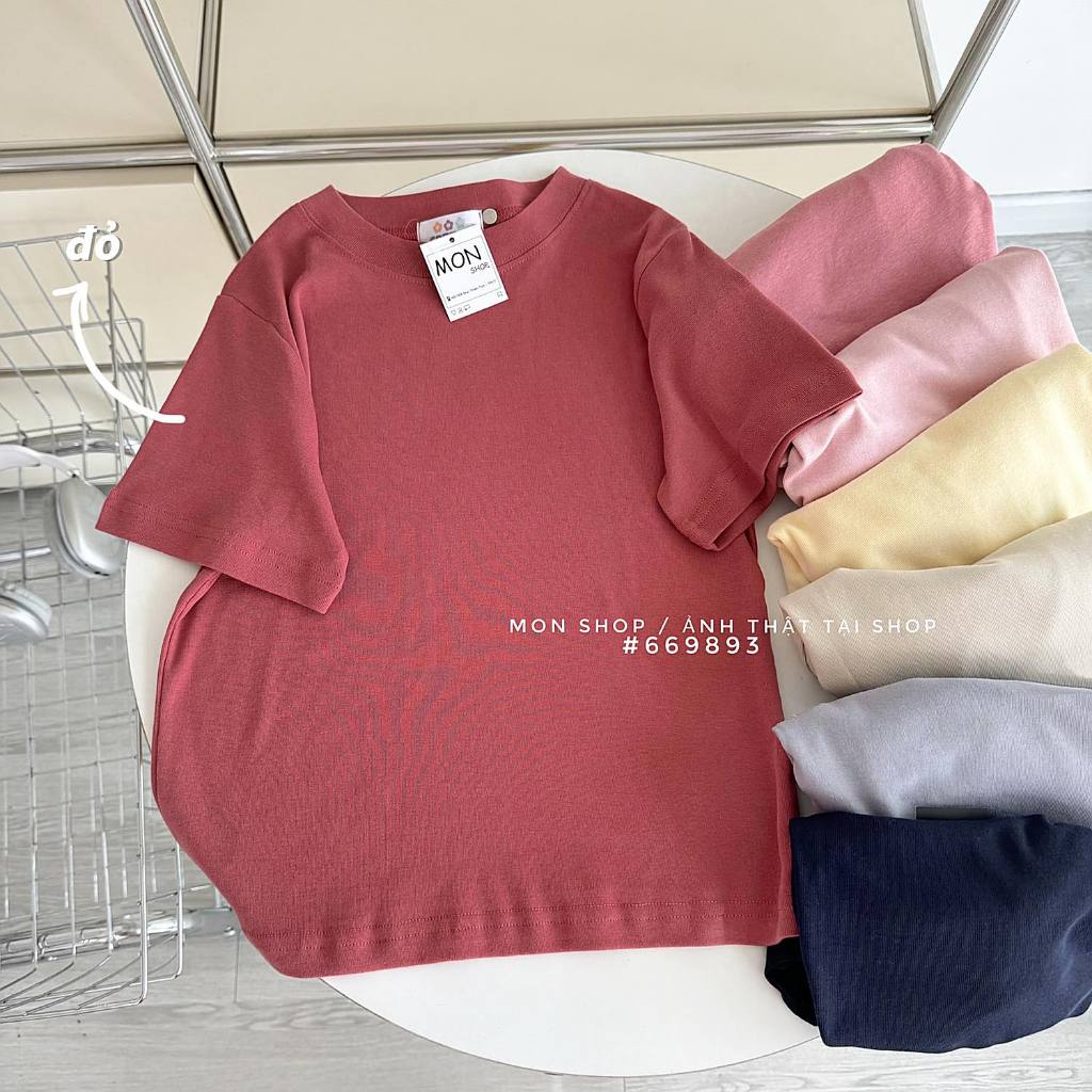 Áo babytee thun gân trơn 669893