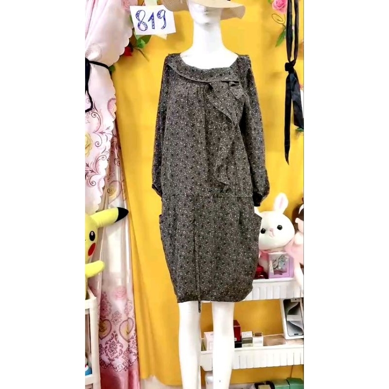 đầm thanh lịch size M-L. S819