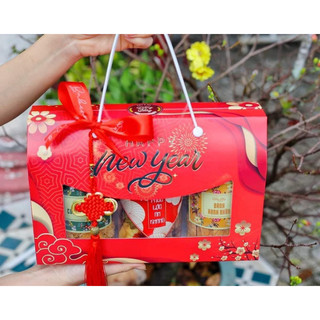 Hộp Cookie  đựng quà Tết