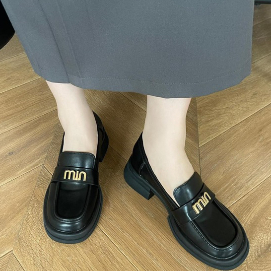 Giày Đốc nữ Chữ Min Min đế cao 5cm