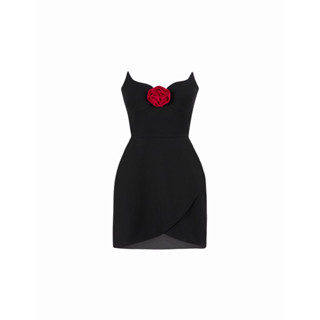 ITSCICICO - Đầm LEXXY đính hoa cúp ngực dáng tai mèo tùng đắp chéo