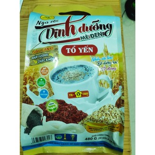 Ngũ cốc dinh dưỡng mè đen tổ yến ít đường , bổ dưỡng hơn