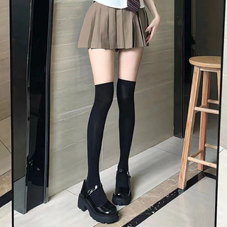 [Có sẵn] Vớ Đùi Mỏng Đen Trắng
