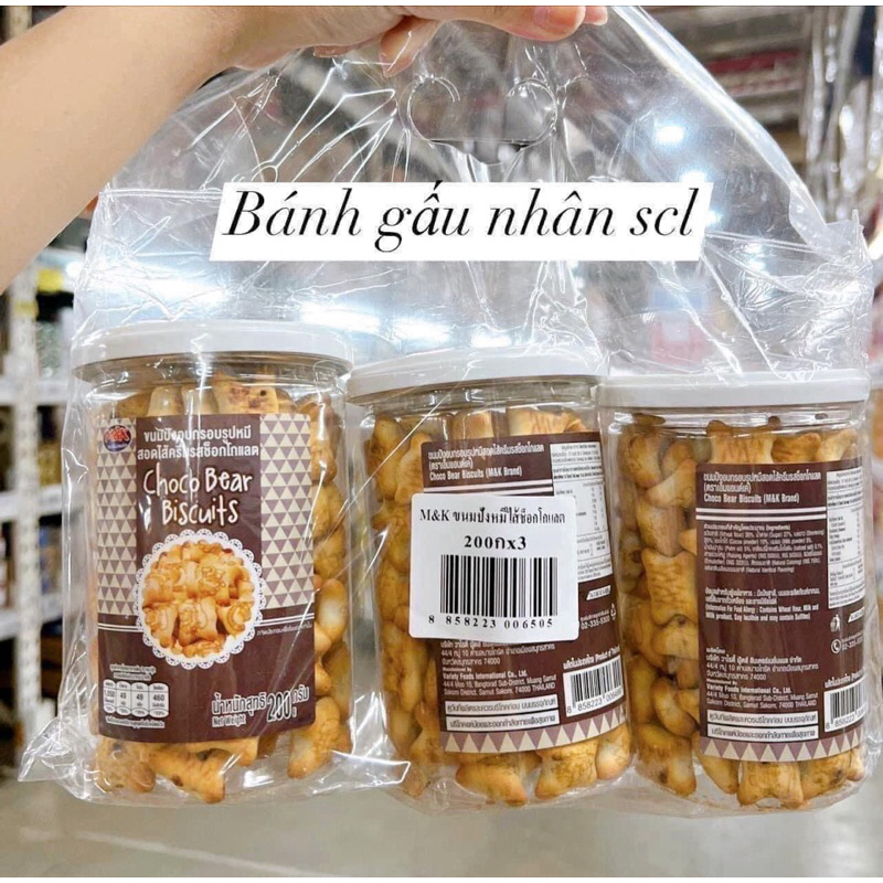 Bánh gấu nhân Socola Thái Lan