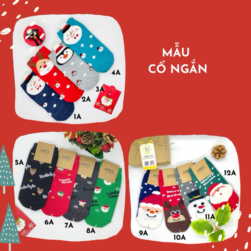 Set quà Giáng sinh gồm KHĂN GẤU NOEL, QUẢ CẦU VỚ, LỊCH MINI - GỒM HỘP KRAFT GIẤY LÓT