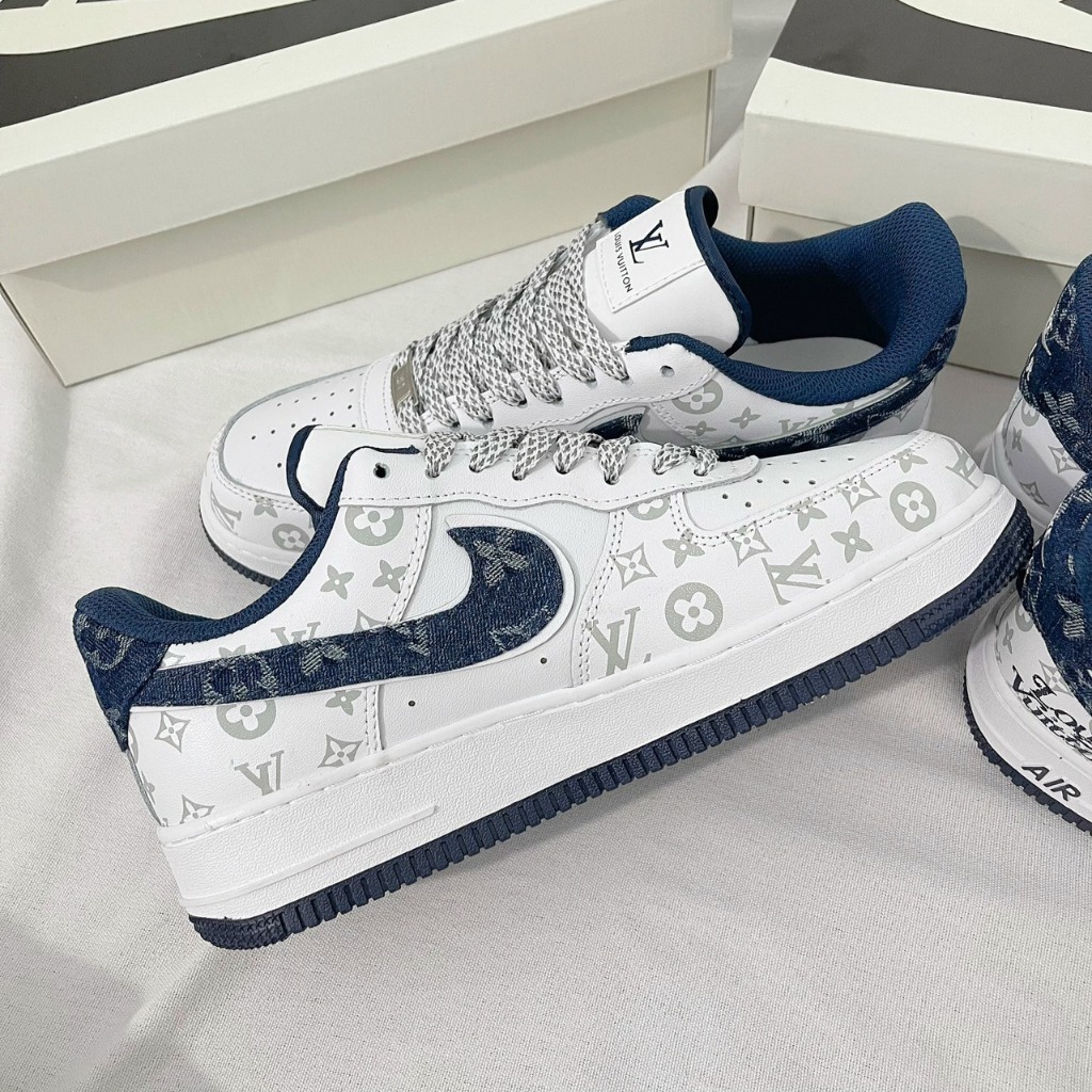 Giày AF1 LV Hàng Đẹp Nam Nữ,Giày_Nike LV Bản Cao Cấp Hot Trend 2023 Full Box Bill