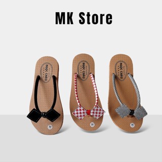 Dép Kẹp Tông Nữ Quai Nơ Chống Trơn Trượt Đi Biển Đi Chơi Mang Trong Nhà Cực Xinh - DL229