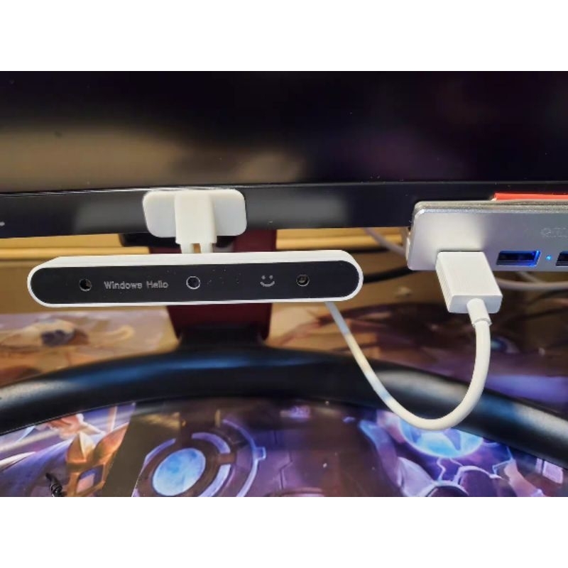 New Ver  2024 Webcam nhận diện khuôn mặt Windows Hello 1080p - IR Face iD