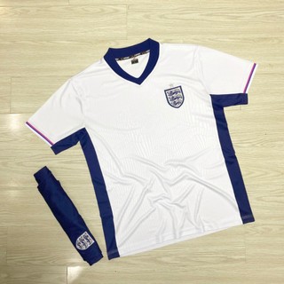 Bộ Quần Áo bóng đá Tuyển Anh Trắng Euro 2024 Logo Thêu , Bộ quần áo đá banh tuyển England thun lạnh cao cấp A17