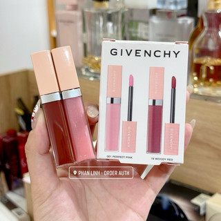 Set son dưỡng mini Givenchy Le Rose Perfecto Liquid Balm