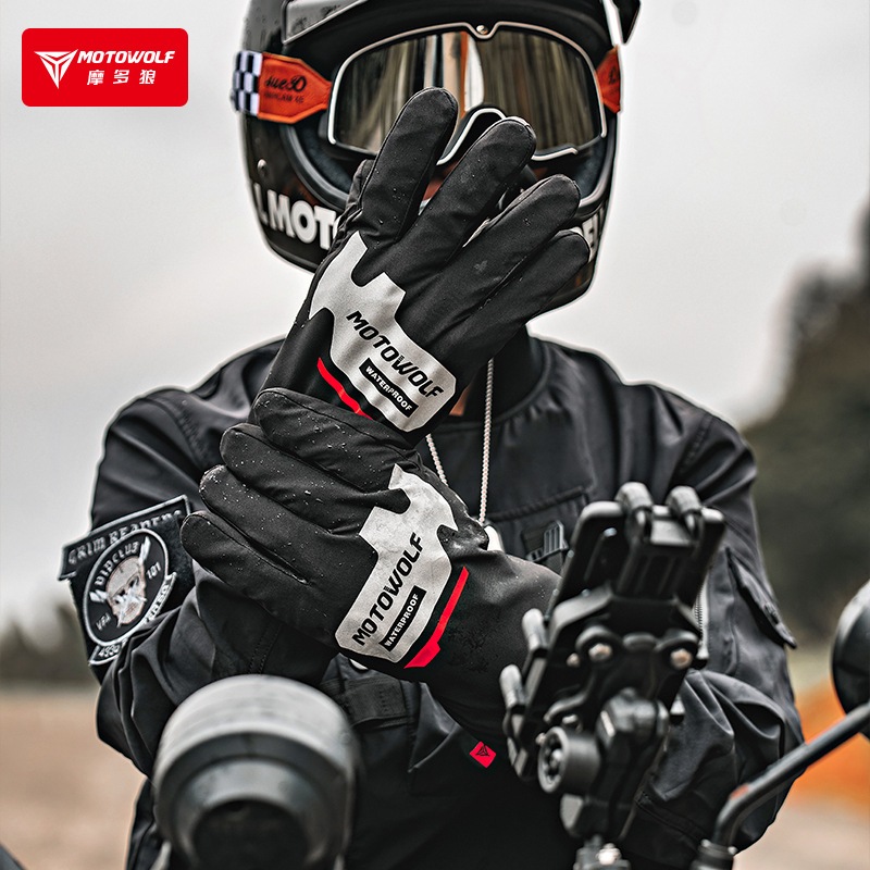 Bao tay chống mưa Motowolf chính hãng