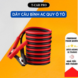 Dây câu bình Acquy ô tô 💓𝐅𝐑𝐄𝐄 𝐒𝐇𝐈𝐏 💓 cao cấp, khởi động acquy xe hơi 2000A*4 mét - BH 1 năm !
