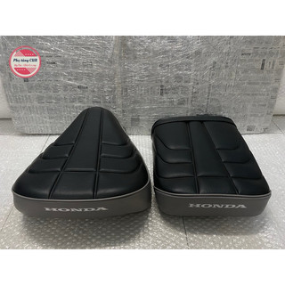 Bộ yên xe cub 81-82-84-custom đen xám múi nổi