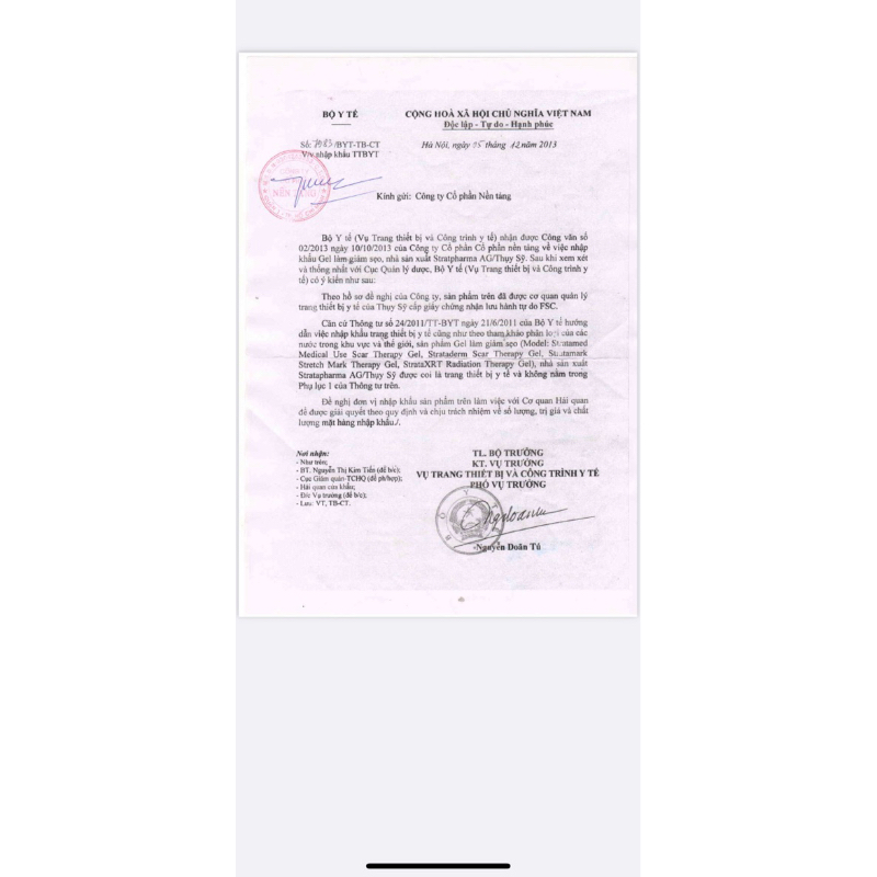 Kem xóa sẹo lồi, sẹo thâm, sẹo lâu năm, sẹo phẫu thuật, gel strataderm Thụy Sĩ