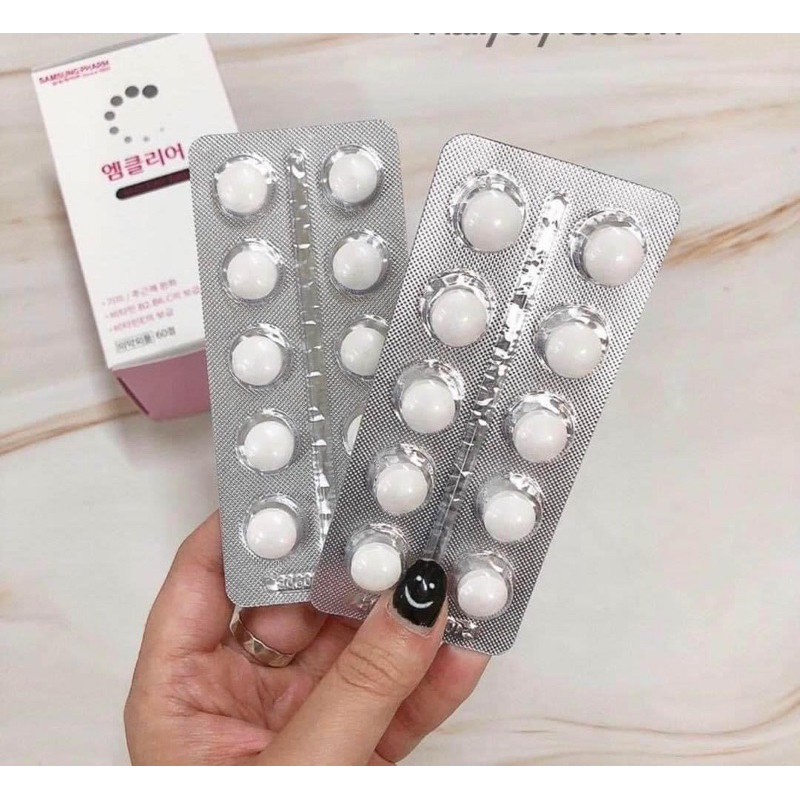 Viên Uống Hỗ Trợ Giảm Nám M Clear Samsung Pharm