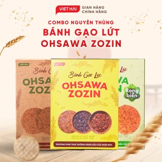 Nguyên thùng bánh gạo lứt ohsawa zozin
