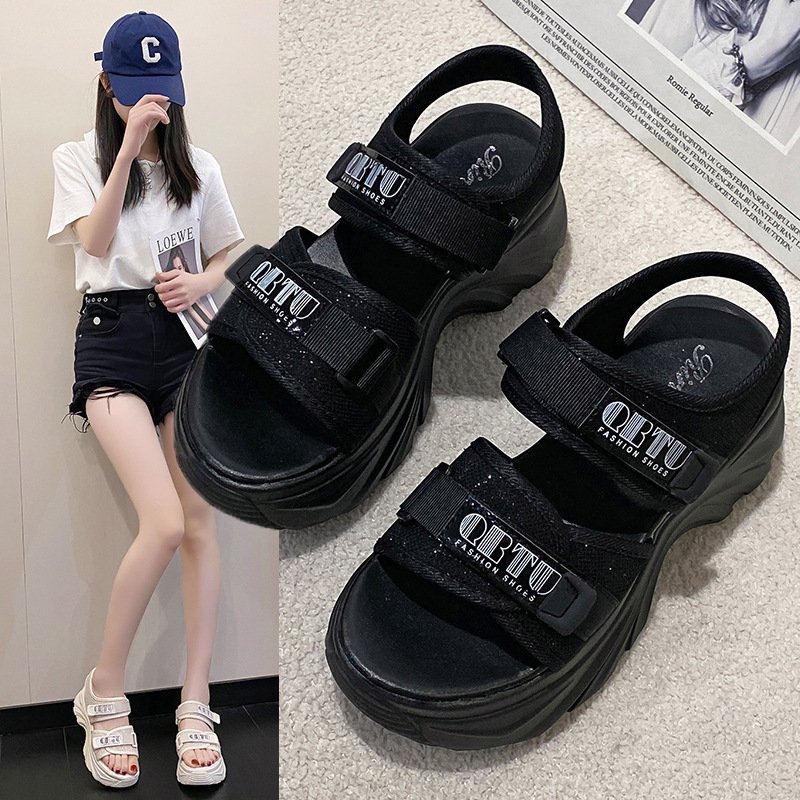 Sandal Nữ Độn Đế Kim Tuyến SD04 Cao Cấp