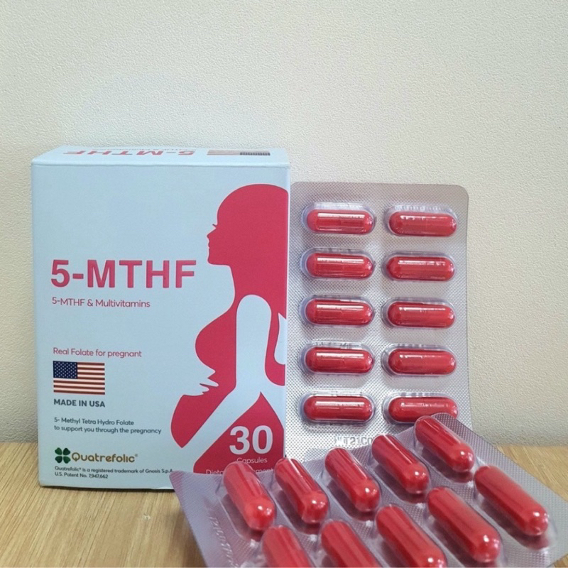 5 MTHF - viên uống bổ sung Acid Folic/ Folate, sắt , vitamin tổng hợp, hỗ trợ sinh sản