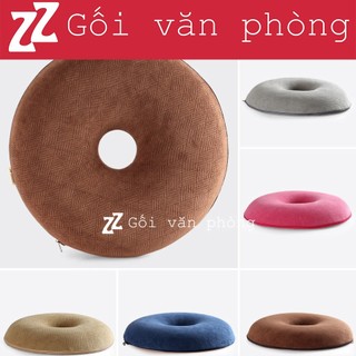 Gối lót ghế văn phòng (đệm ngồi) cao su non cho người bệnh trĩ, đau xương cụt, sau phẫu thuật GLM-06