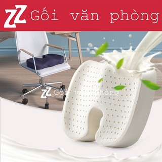 Đệm ngồi văn phòng (gối lót ghế) 100% cao su thiên nhiên mủ Thái Lan GLM-08
