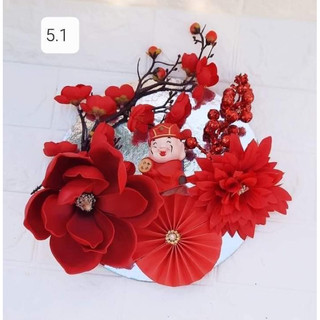 hoa lụa, hoa cúc râu có giá sỉ