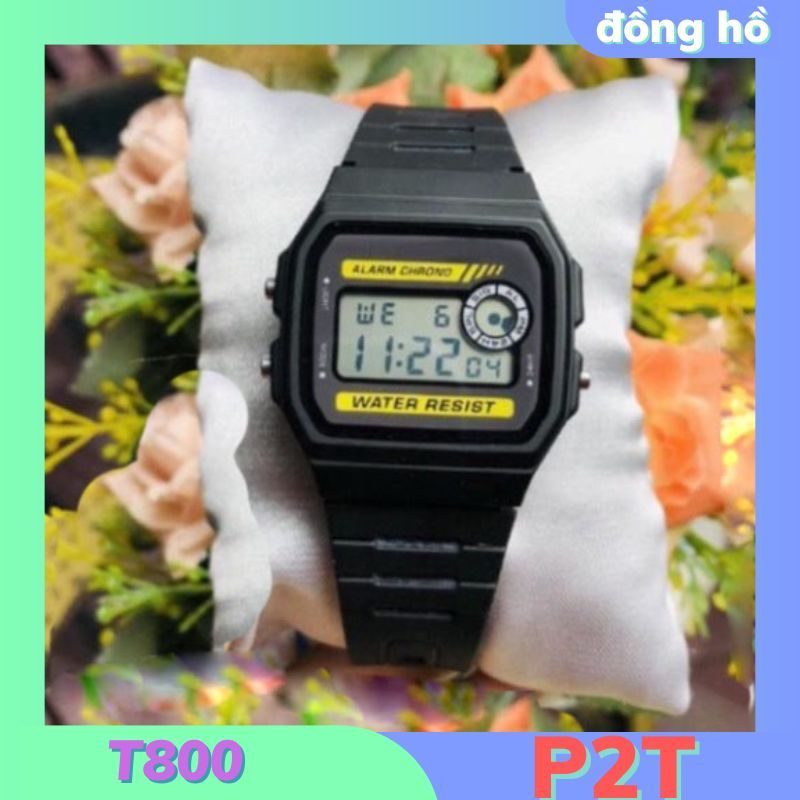 Đồng hồ Casio F94 phiên bản huyền thoại chính hãng,đồng hồ điện tử dây nhựa dẻo bền bỉ chống nước chống xước có BH P2T