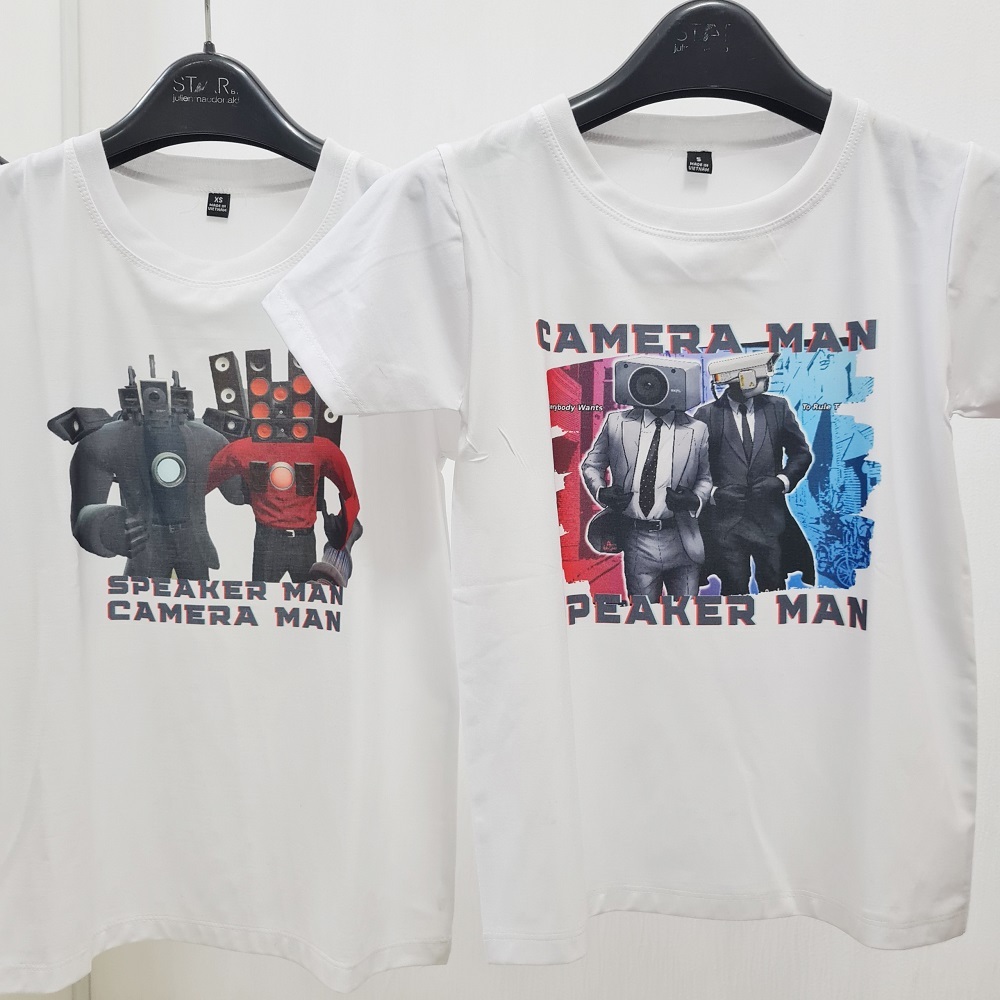 Áo Thun Speaker Man,TV Man, Cameraman, Bossman Titan Skibidi Toilet