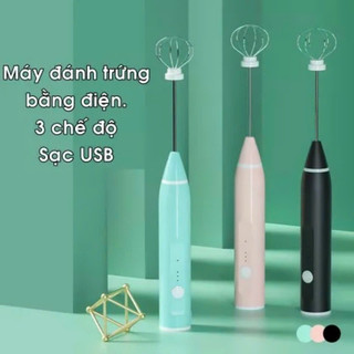 Máy đánh trứng/ khuấy tạo bọt cà phê mini cầm tay sạc usb