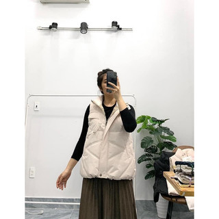 Áo phao gile nữ hàng xuất dư