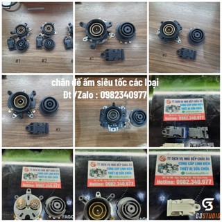 Công tắc - chân đế - chân ấm siêu tốc đủ loại